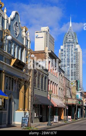 Dauphin Street, Mobile, Alabama, USA Stockfoto