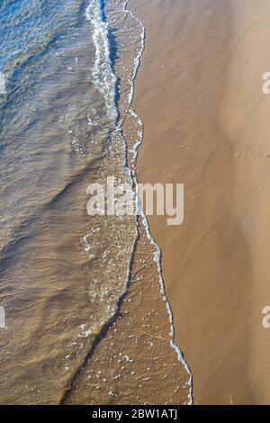 Sandstrand Küste über Stockfoto