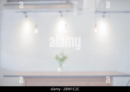 Abstrakte Unschärfe, Wohnzimmer, Hintergrund Stockfoto