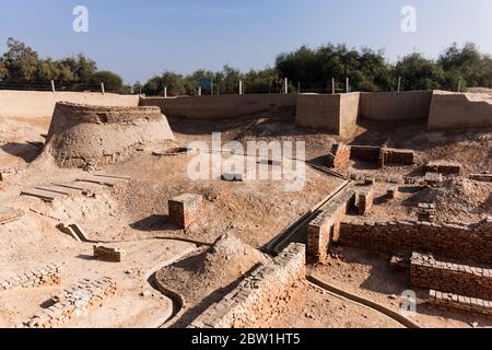 Archäologische Stätte von Harappa, Harappan Zivilisation, Indus Valley Zivilisation, Sahiwal Bezirk, Punjab Provinz, Pakistan, Südasien, Asien Stockfoto