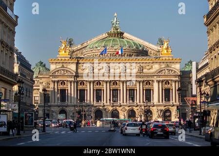 Pariser Oper (Palais Garnier), Place de l'Opera, Paris 9e Arr. Paris. Frankreich Stockfoto