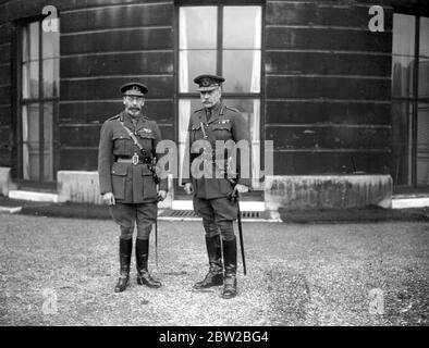 König George V. und Sir Douglas Haig. 19 Dezember 1918 Stockfoto