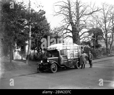 Mobile Shop: Robins Shop Bedford LKW. 1933 Stockfoto