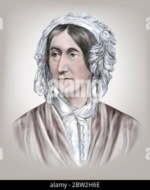 Mary Somerville 1780-1872 Schottische Wissenschaftsschriftstellerin Polymath Stockfoto