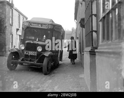 Mobile Shop: Robins Shop Bedford LKW. 1933 Stockfoto