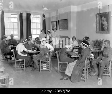 Patriotic Club for Soldier in St Albans. 1914 - 1918 Stockfoto