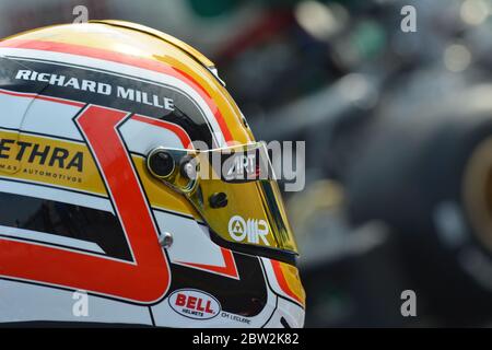 Kart-Karriere von Charles Leclerc 2013. Stockfoto