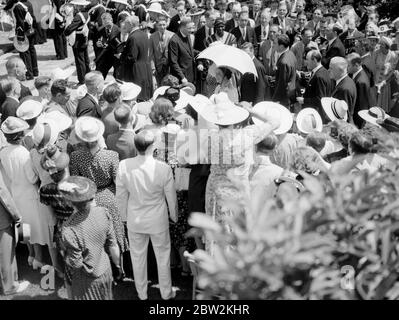 Die Königstour durch Kanada und die USA von King George VI und Königin Elizabeth - 1939 Stockfoto