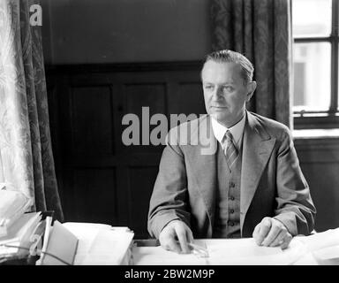 Lord Lothian, neu ernannter Botschafter in den USA 13. Juli 1939 Stockfoto