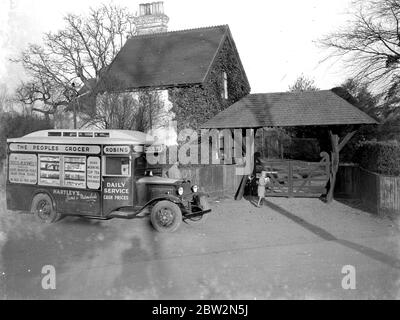 Mobile Shop: Robins Bedford Truck Shop. 1933 Stockfoto