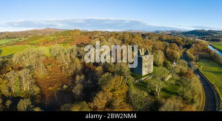 Cardoness Castle in Autumn, Gatehouse of Fleet, Dumfries & Galloway, Schottland Stockfoto