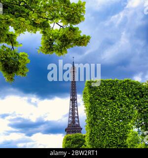 Eiffelturm, Tour Eiffel, Paris, Ile de France, Frankreich Stockfoto