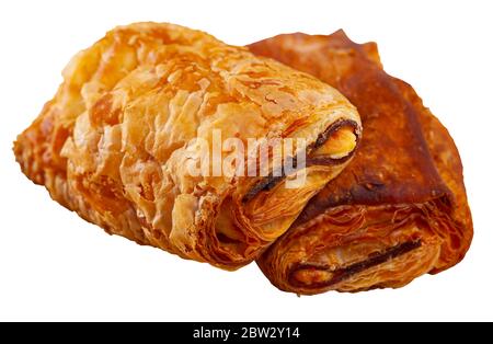 Blatterteig Platzchen Form Gefullt Mit Kirschen Stockfotografie Alamy