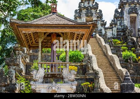 Tempel auf Bali. Pura Luhur Lempuyang Tempel Bali Indonesien. Stockfoto