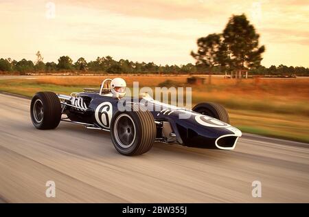 Eagle Formel-1-Wagen 1966. Dan Gurney -Westlake V12 Auto 'All American Racers' Team Stockfoto