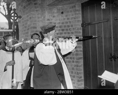 Bischof von London, Dr. Winnington Ingram. 6. Oktober 1934 . Stockfoto