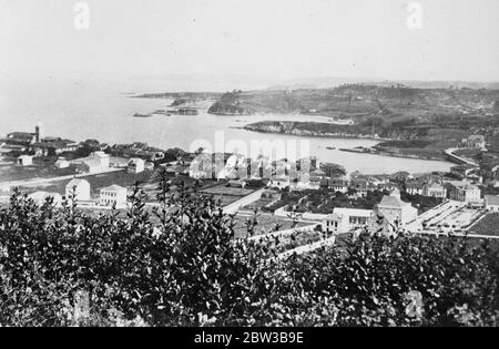 Bergleute in Gruben in Asturien verschanzt , das Zentrum der spanischen Kämpfe . Oktober 1934 . Stockfoto