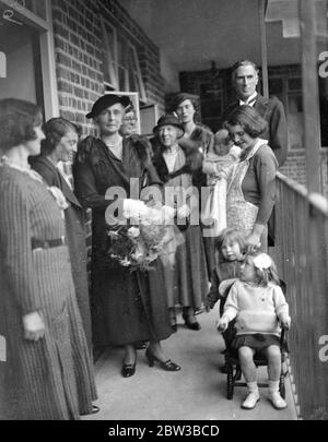 Prinzessin Alice eröffnet neue Wohnungen in Kensington. 11 Oktober 1934 . Stockfoto