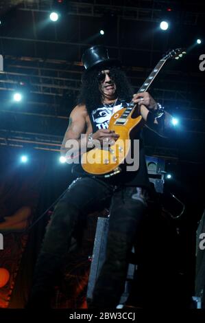 Mailand Italien 28. Juli 2011: Slash in der Arena Civica Stockfoto