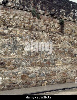 RESTOS DE LA MURALLA. Lage: AUSSEN. Andujar. JAEN. SPANIEN. Stockfoto