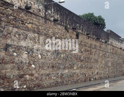 RESTOS DE LA MURALLA. Lage: AUSSEN. Andujar. JAEN. SPANIEN. Stockfoto