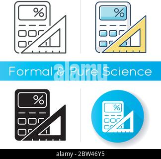 Symbol Mathematik Stock Vektor