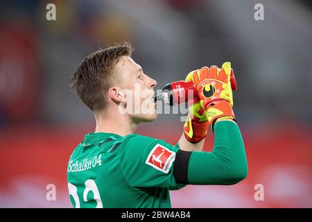 firo, Fußball: 27.05.2020 1.Bundesliga, Saison 19/20 2019/2020 Fortuna Düsseldorf - FC Schalke Torwart Markus SCHUBERT (GE), enttäuscht Anke Waelischmiller / SVEN SIMON / POOL firo Sportfoto Stockfoto