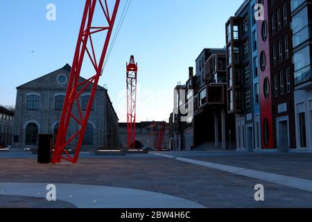 Ein neues Wohngebiet in Port Noblessner in Tallinn, Estland Stockfoto