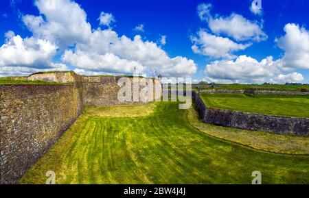 Blick von Charles Fort, Kinsale, Irland Stockfoto