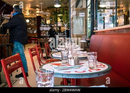 Juliette, französisches Restaurant in Williamsburg, Brooklyn Stockfoto