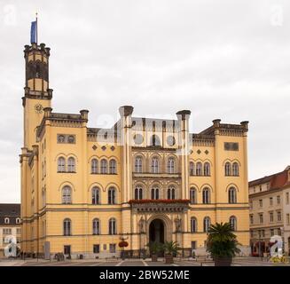Stadthaus am Marktplatz in Zittau. Deutschland Stockfoto