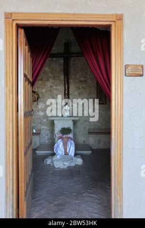 Maddaloni - Entrata della Cappella dell'Apparizione di San Michele Stockfoto