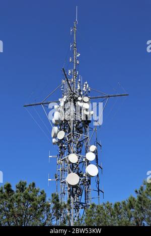 Maddaloni - Antenne al Santuario di San Michele Stockfoto