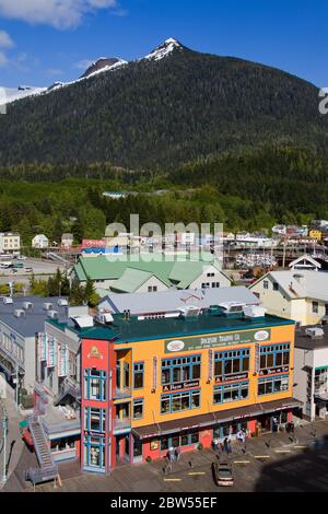 Front Street in Ketchikan, Südost-Alaska, USA Stockfoto