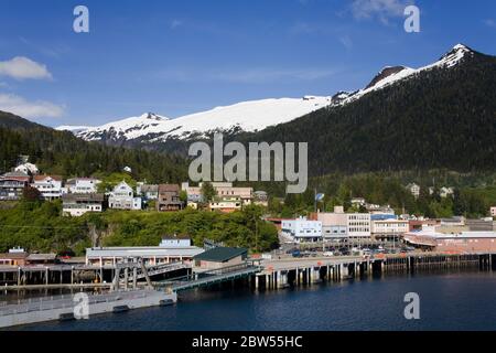 West End District, Ketchikan, Southeast Alaska, USA Stockfoto