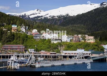 West End District, Ketchikan, Southeast Alaska, USA Stockfoto