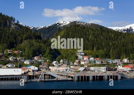 West End District, Ketchikan, Southeast Alaska, USA Stockfoto