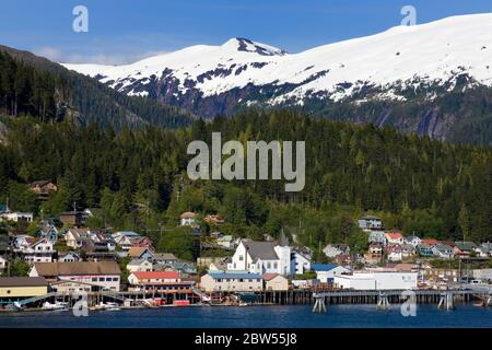 West End District, Ketchikan, Southeast Alaska, USA Stockfoto