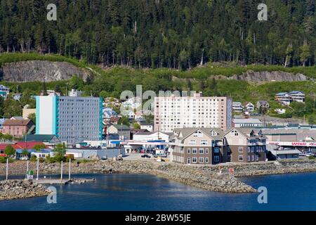 West End District, Ketchikan, Southeast Alaska, USA Stockfoto