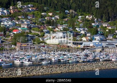 West End District, Ketchikan, Southeast Alaska, USA Stockfoto