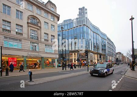 Accessoires, Mode-Accessoire-Geschäft, Oxford Street, Soho, London Stockfoto