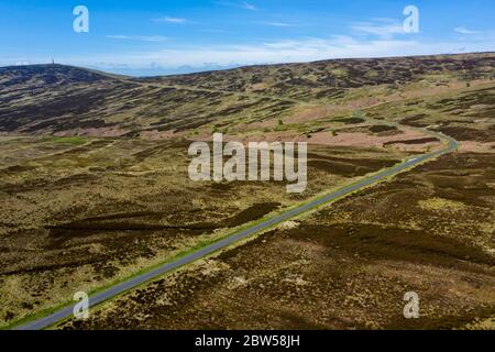 Langholm Moor: Es wurde ein Gemeinschaftskauf eingerichtet und hofft, das Land von Buccleuch Estates zu erwerben, um das Tarras Valley Nature Reserve zu schaffen. Stockfoto