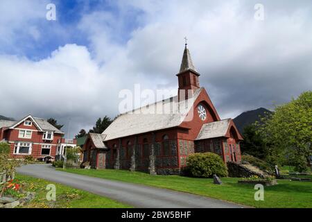 St. Peter's by the Sea Episcopal Church, Sitka, Alaska, USA Stockfoto