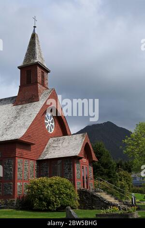 St. Peter's by the Sea Episcopal Church, Sitka, Alaska, USA Stockfoto