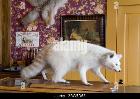 MASCOT Saloon Museum, Klondike Gold Rush National Historical Park, Skagway, Southeast Alaska, USA Stockfoto