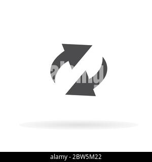 Symbol wird geladen. Für Web, Business, Finanzen und Kommunikation. Vektorgrafik. Stock Vektor