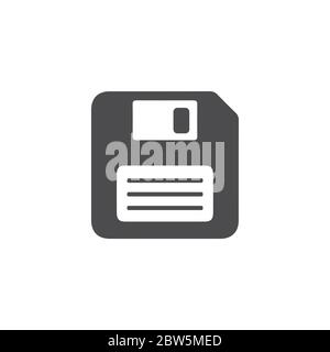 Symbol „Speichern“. Für Web, Business, Finanzen und Kommunikation. Vektorgrafik. Stock Vektor