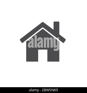 Symbol für kleines Haus. Für Web, Business, Finanzen und Kommunikation. Vektorgrafik. Stock Vektor