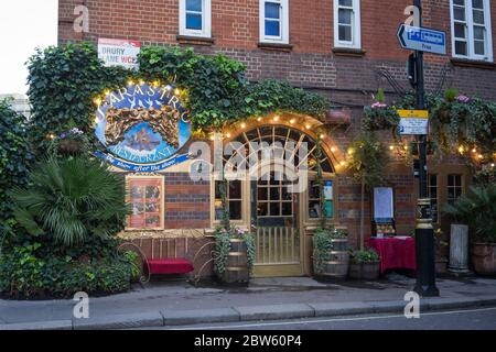 Sarastro Restaurant in Covent Garden. London Stockfoto