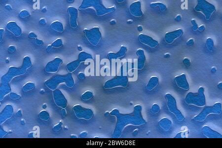 Abstrakte blaue flüssige Farbe Stockfoto